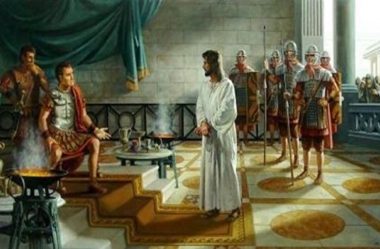 Pilatos interroga a Jesus